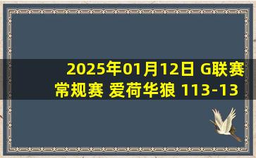 2025年01月12日 G联赛常规赛 爱荷华狼 113-132 里奥格兰德山谷毒蛇 集锦